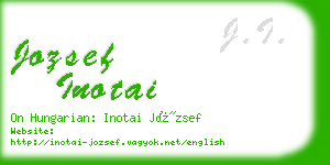 jozsef inotai business card